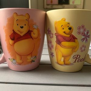 Disney Store Winnie the Pooh Mugs